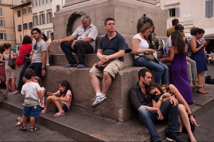 Roma - Piazza Campo dei Fiori - Italia